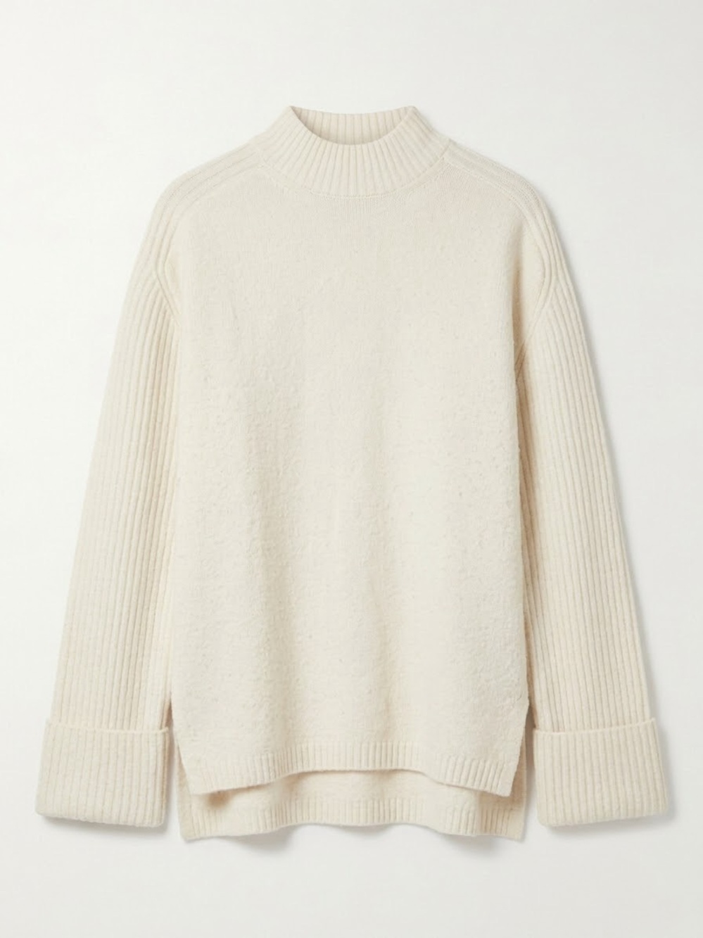 Dynamite Evy Turtleneck Sweater – Cream, Size Small